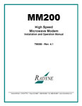 MM200 Manual - rev4.1