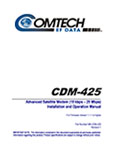 CDM-425 Manual, Rev 1