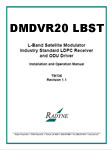 DMDVR20 LBST Manual
