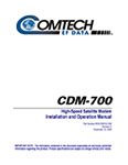 CDM-700 Manual, Rev 5