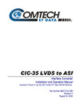 CIC-35 Manual, Rev 0