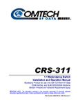 CRS-311 Manual, Rev 7
