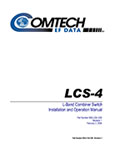 LCS-4 Manual, Rev 1