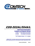  CDD-562AL/564AL Manual, Rev 0