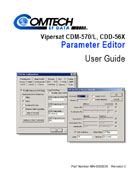 Parameter Editor - CDM-570/L and CDD-56X