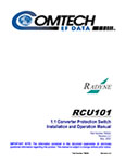 RCU101 Manual, Rev 2.2