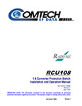 RCU108 Manual, Rev 1