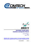 RRS11 Manual, Rev 3
