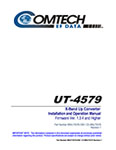 UT-4579 Manual, Rev 1