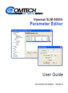 Parameter Editor - SLM-5650A