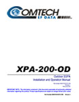 XPA-200-OD Manual, Rev 1